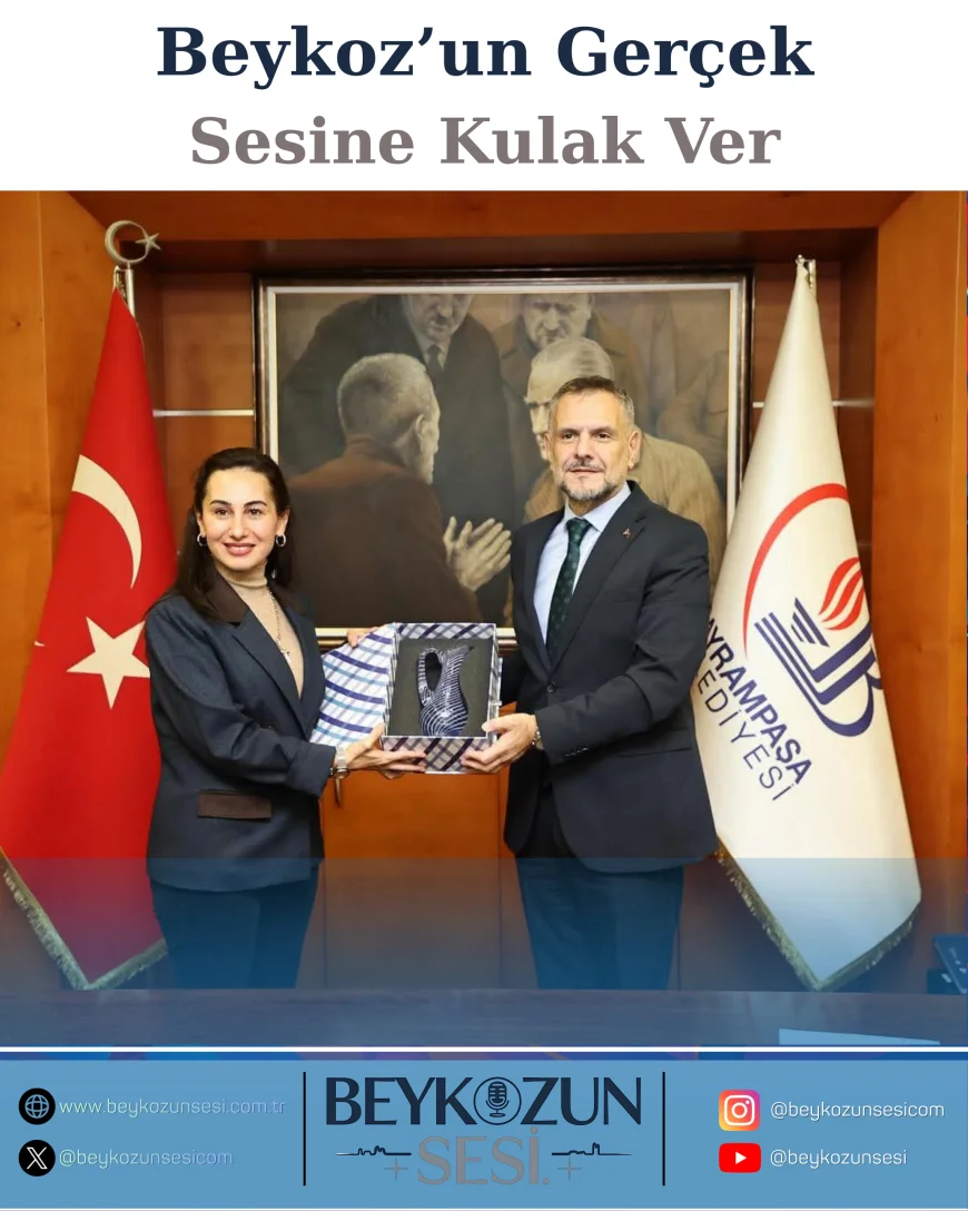Beykoz Belediye Başkan Vekili Özlem Vural Gürzel’den Bayrampaşa Belediye Başkan Vekili İbrahim Akın’a Dostane Ziyaret