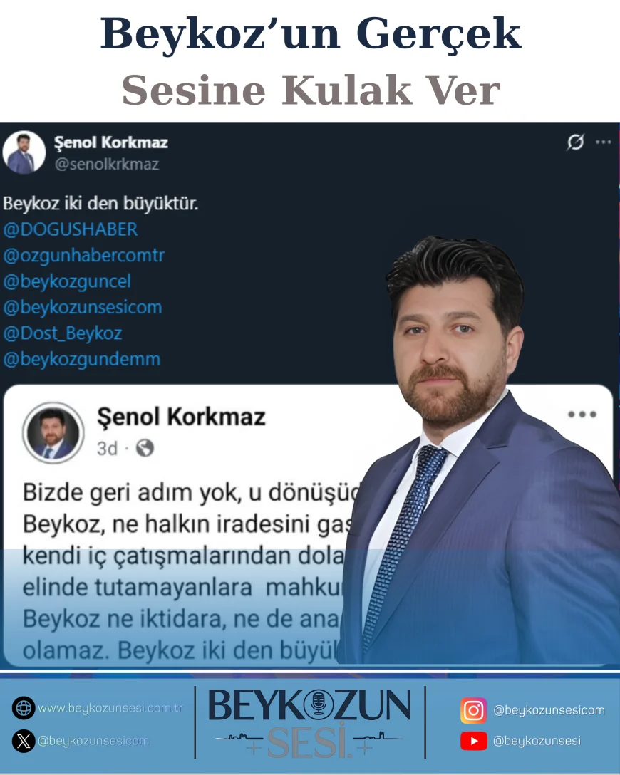 Şenol Korkmaz: “Beykoz ne iktidara ne ana muhalefete mahkum olamaz Beykoz iki den büyüktür”