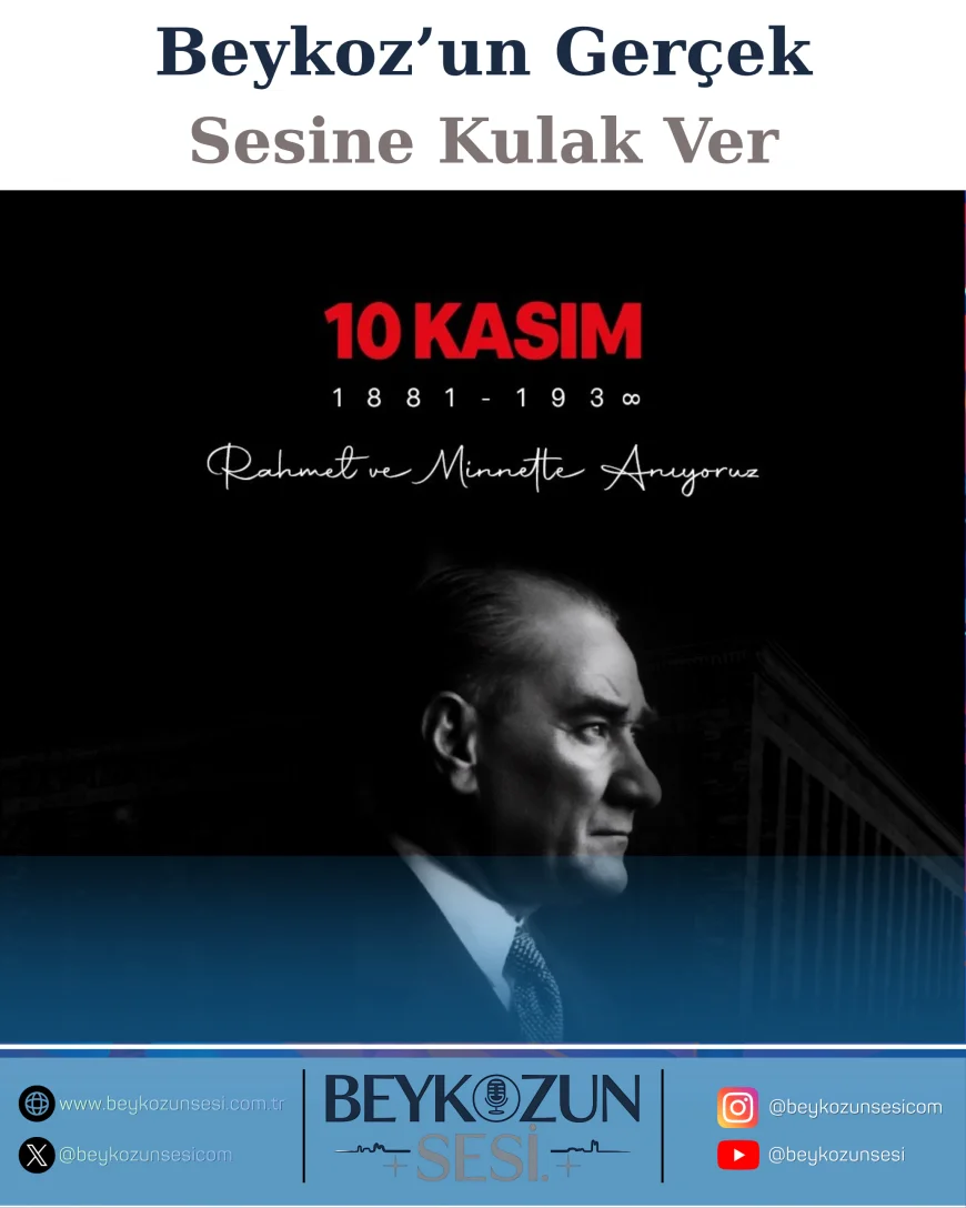Beykoz Kaymakamı Dr. Fatih Ürkmezer: “Atatürk’ün fikirleri yolumuzu aydınlatmaya devam ediyor”