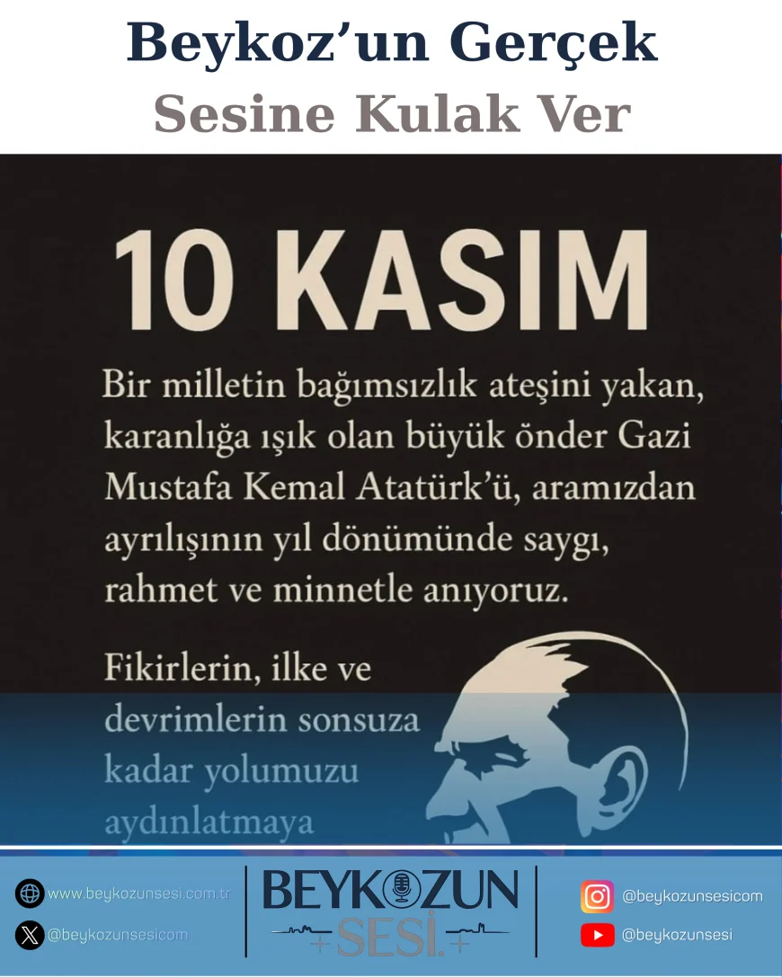 MHP Beykoz 4. Bölge Başkanı Ahmet Baygın: “Atatürk’ün fikirleri ve devrimleri sonsuza kadar yolumuzu aydınlatacak”