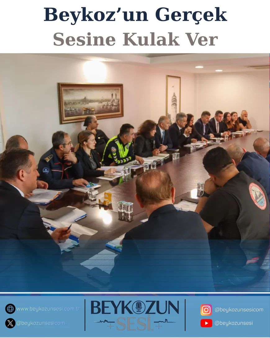 Beykoz’da Türkiye Afet Müdahale Planı Toplantısı Yapıldı: Kurumlar Arası Koordinasyon ve Hazırlık Süreçleri Değerlendirildi