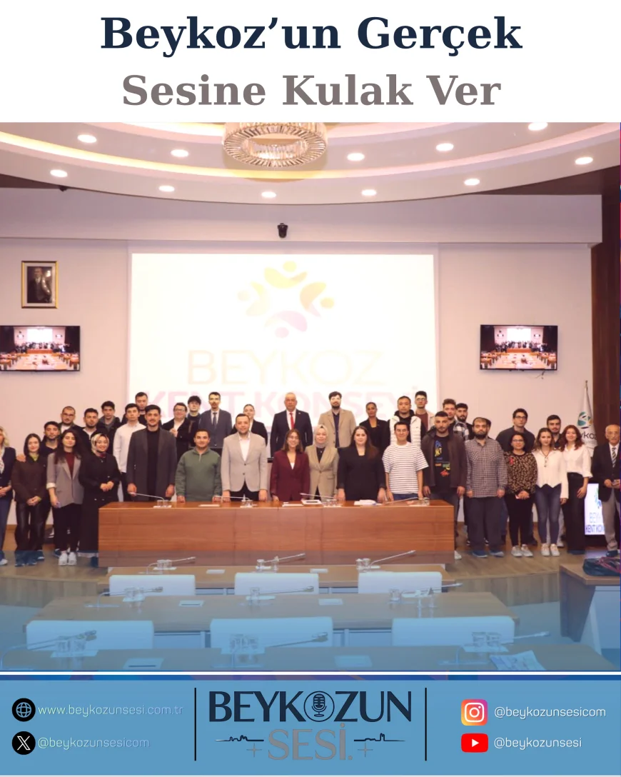 Beykoz Kent Konseyi Gençlik Meclisi’nde Yeni Dönem: Şeymanur Coşkun Oy Birliğiyle Başkanlığa Seçildi