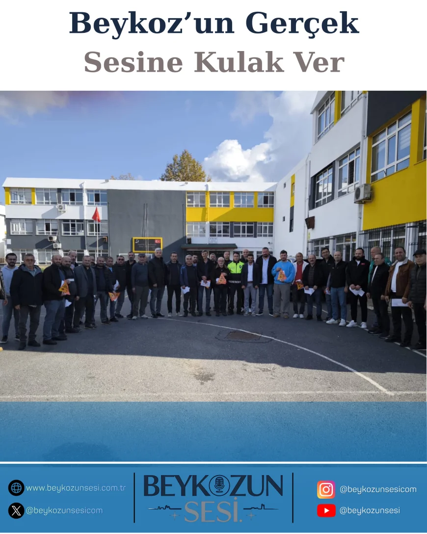 Beykoz’da Okul Servis Şoförleri ve Rehber Personel İçin Trafik Güvenliği Eğitimi Kapsamlı İçerikle Uygulamalı Olarak Gerçekleştirildi
