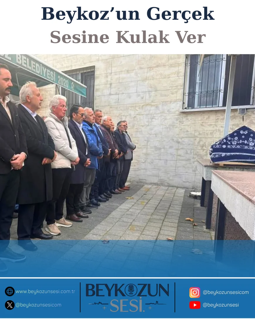 Rüzgarlıbahçe Mahallesi İsmet Kökbek’in İkindi Namazıyla Uğurlandığı Cenaze Töreninde Bir Araya Geldi
