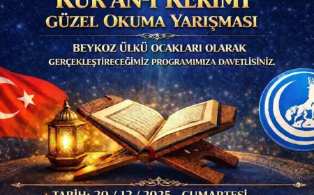 Beykoz Ülkü Ocakları Kur’an-ı Kerim’i Güzel Okuma Yarışması ile Manevi Buluşmaya Hazırlanıyor