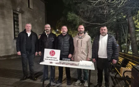 MHP Beykoz İlçe Teşkilatı Yuşa Hazretleri’nde Şehit Pilotların 40’ı İçin Düzenlenen Dua Programında Birlik Mesajı Verdi
