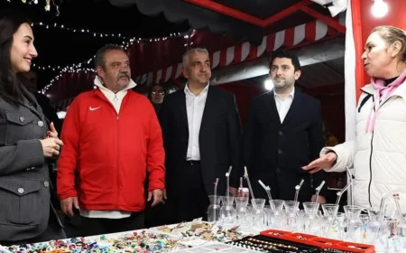 BEYKOZ SAHİLİNDE YENİ YIL SOKAĞI AÇILDI: KADIN GİRİŞİMCİLERİN EMEĞİ ZİYARETÇİLERLE BULUŞTU
