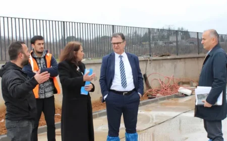 Özel Eğitim ve Rehberlik Hizmetleri Genel Müdürü Mustafa Otrar Beykoz’da Devam Eden Okul İnşaatını İnceledi