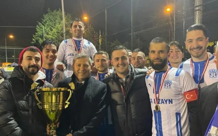 Golliga Beykoz Halı Saha Futbol Turnuvası’nda Şampiyon Karlıtepe Spor Kulübü Oldu