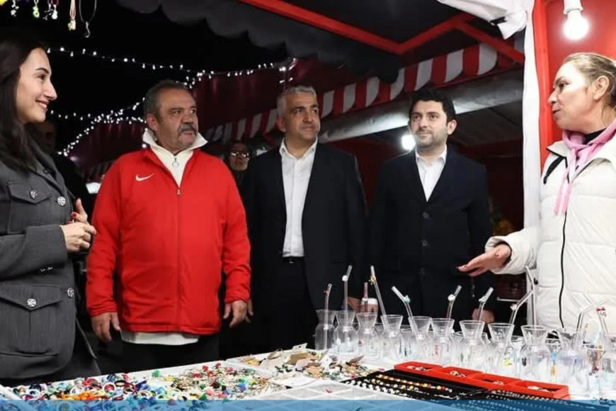 BEYKOZ SAHİLİNDE YENİ YIL SOKAĞI AÇILDI: KADIN GİRİŞİMCİLERİN EMEĞİ ZİYARETÇİLERLE BULUŞTU