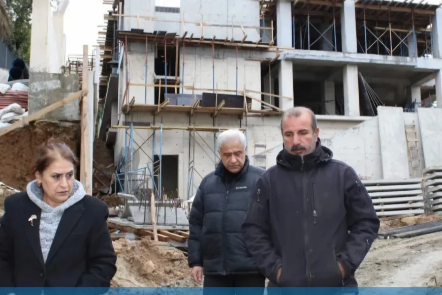Kanlıca Ortaokulu İnşaatı Yerinde İncelendi Eğitim Altyapısı Beykoz’da Güçleniyor