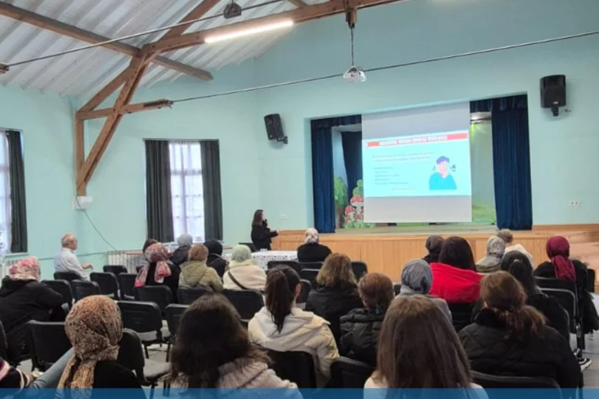 Beykoz’da “Evimde Güvendeyim” Projesi kapsamında velilere ev kazalarına karşı bilgilendirme semineri düzenlendi
