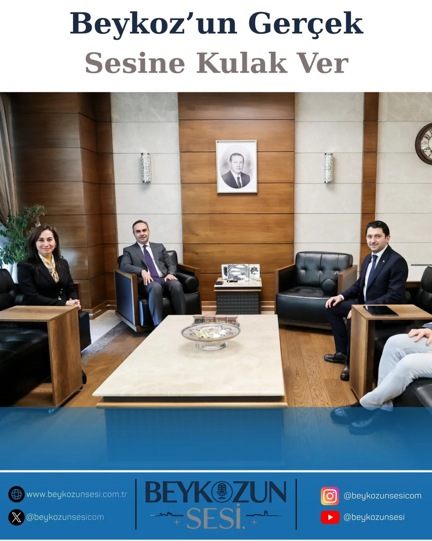 Sanayi ve Teknoloji Bakanı Mehmet Fatih Kacır Beykoz için planlanan sanayi ve teknoloji projelerini değerlendirdi