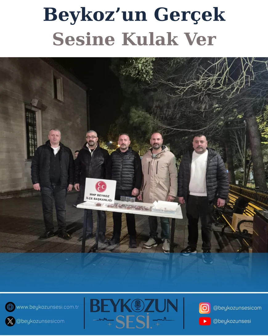 MHP Beykoz İlçe Teşkilatı Yuşa Hazretleri’nde Şehit Pilotların 40’ı İçin Düzenlenen Dua Programında Birlik Mesajı Verdi
