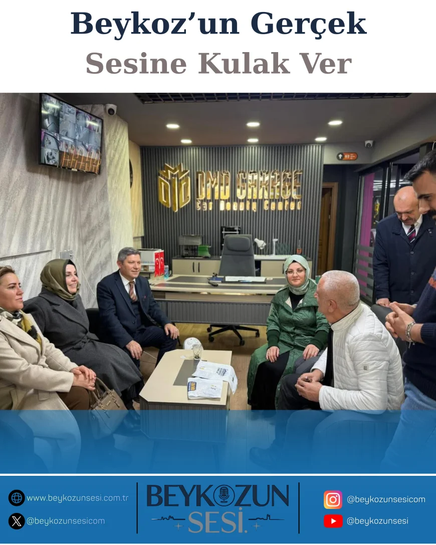 AK Parti Beykoz İlçe Başkanı Özkan Ayduğan Çubuklu’da Esnafla Buluştu Sahada Çözüm Vurgusu Yapıldı