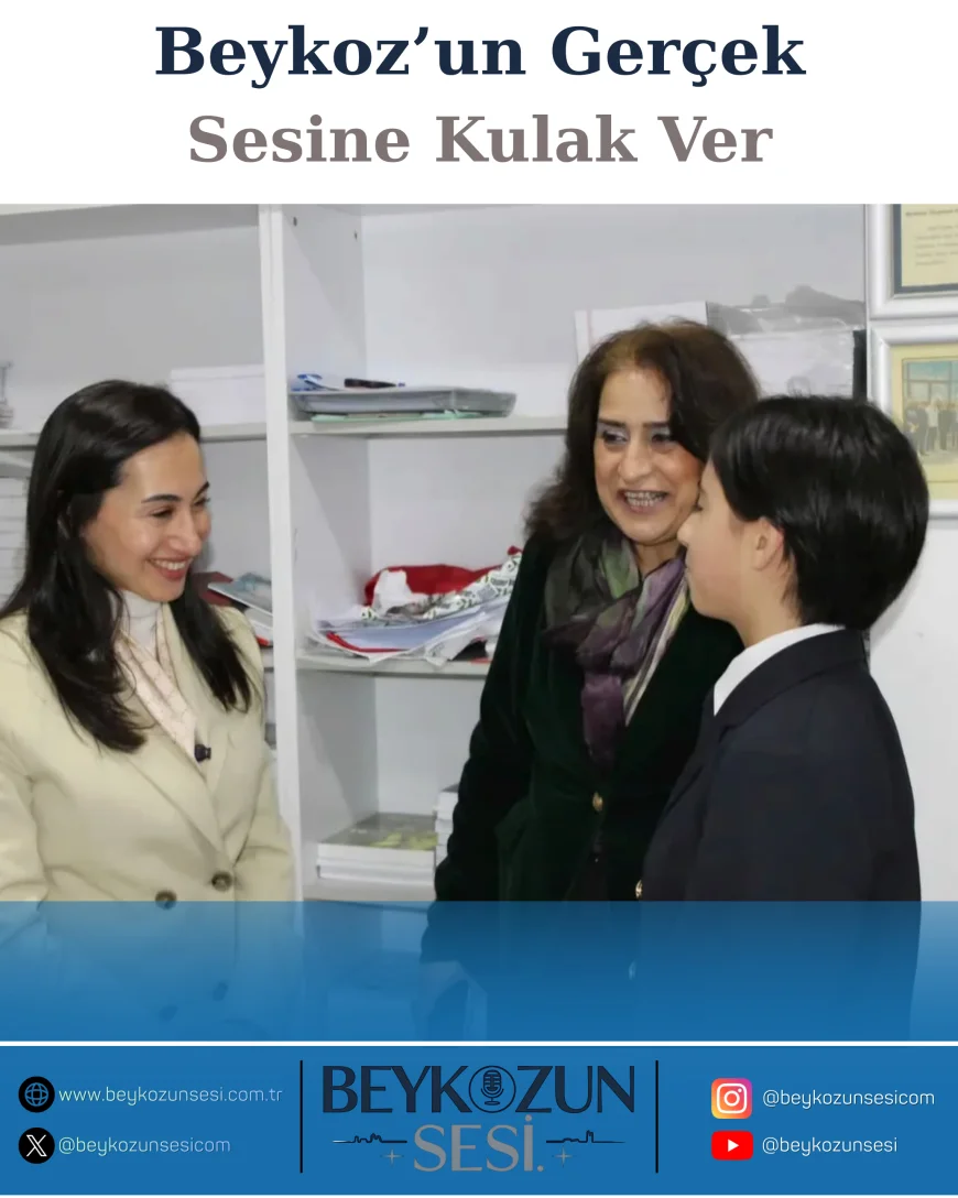 Beykoz İlçe Millî Eğitim Müdürü Sevcanur Özcan ile Belediye Başkan Vekili Özlem Vural Gürzel: “Meslekî Eğitim Geleceğin Temelidir”