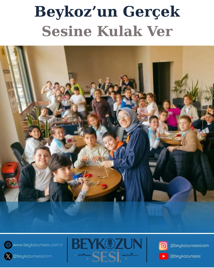 Beykoz Belediyesi Çayır Kütüphanesi Çocukları Kitap ve Atölye Etkinlikleriyle Buluşturdu
