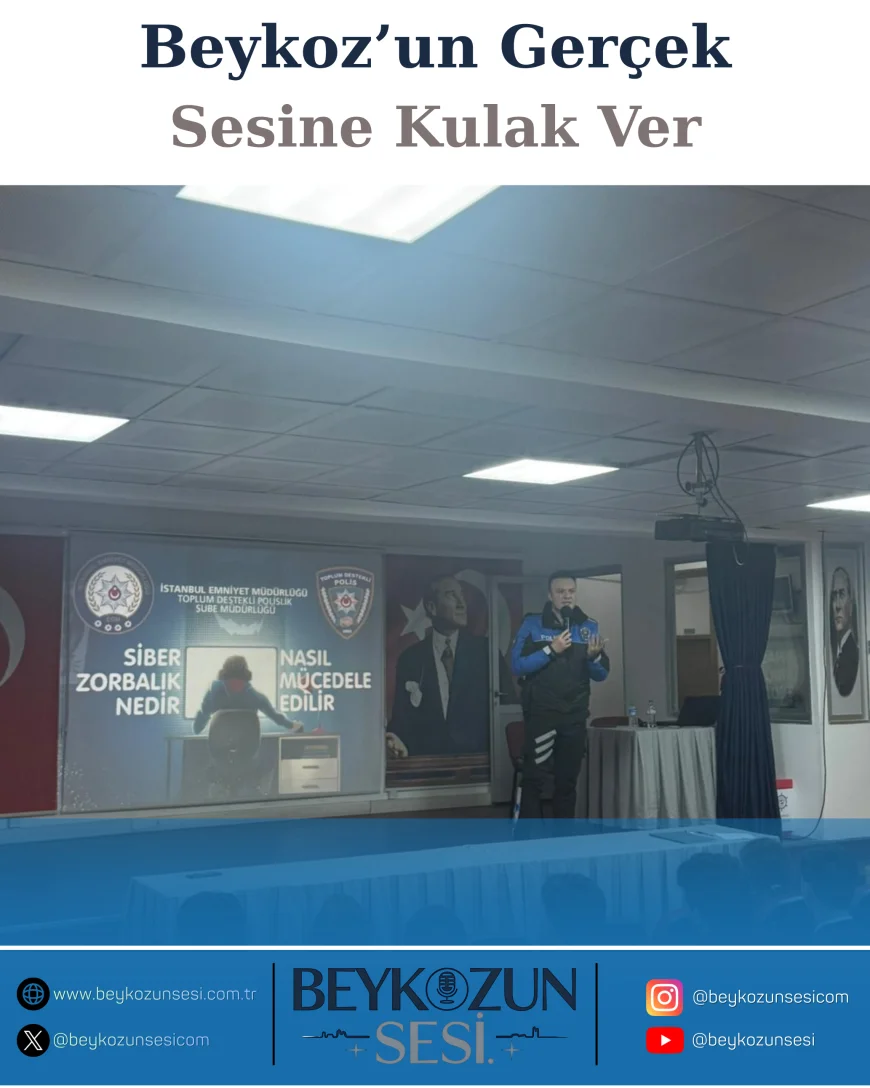 Beykoz İlçe Emniyet Müdürlüğü’nden Öğrencilere “Geleceğe Atılan Güvenli Adımlar” Semineri
