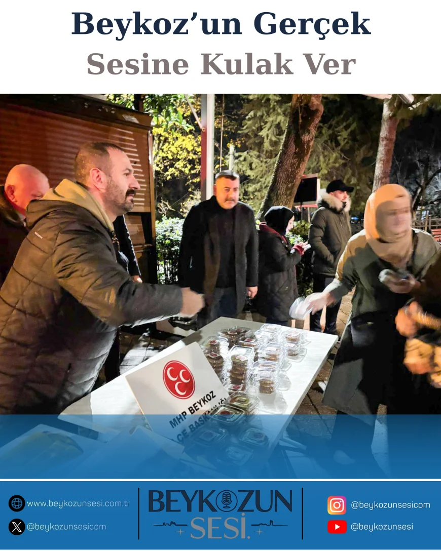 MHP Beykoz Teşkilatı Yuşa Hazretleri’nde Kandil Gecesinde Dualarla Bir Araya Geldi