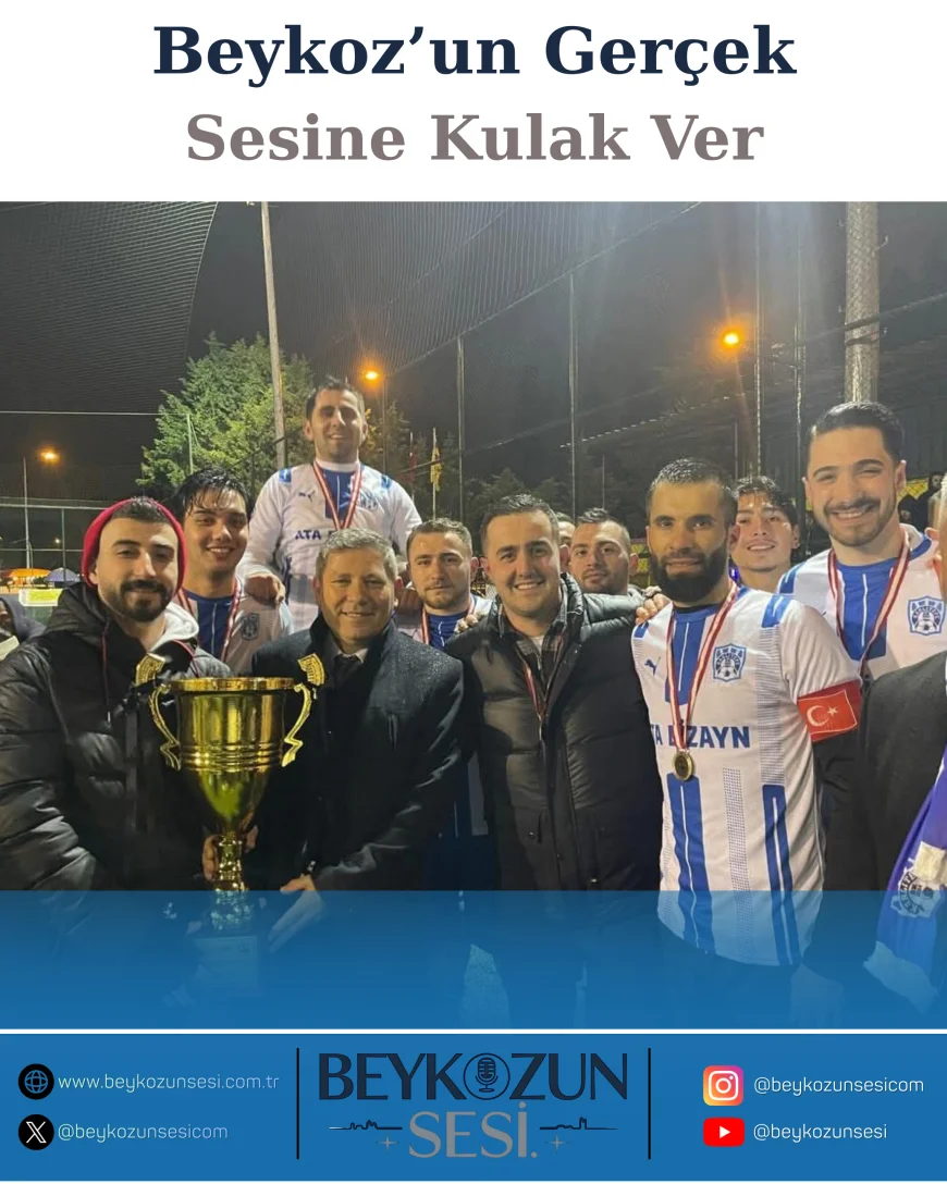 Golliga Beykoz Halı Saha Futbol Turnuvası’nda Şampiyon Karlıtepe Spor Kulübü Oldu