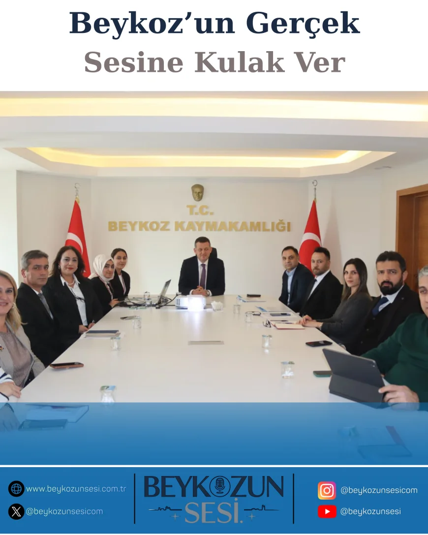 Beykoz’da Çocukların Korunması İçin Güç Birliği Kaymakam Dr Fatih Ürkmezer Başkanlığında Koordinasyon Toplantısı Yapıldı