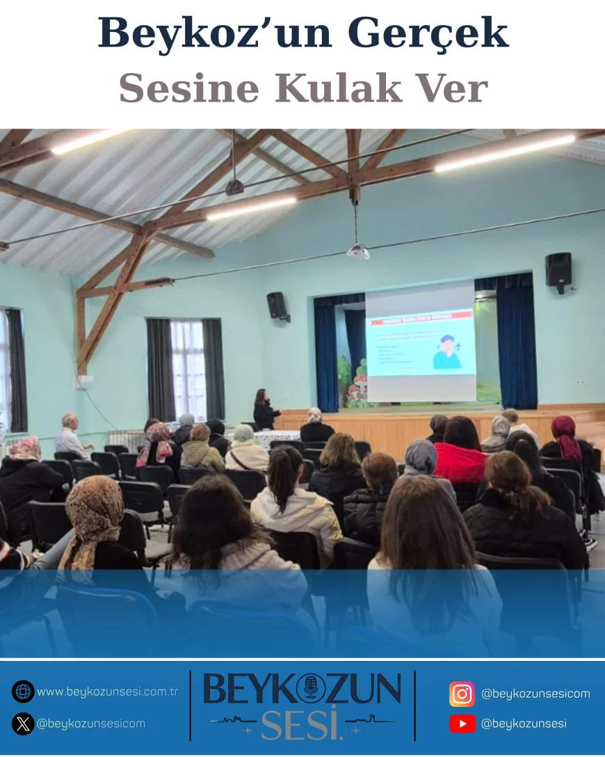 Beykoz’da “Evimde Güvendeyim” Projesi kapsamında velilere ev kazalarına karşı bilgilendirme semineri düzenlendi