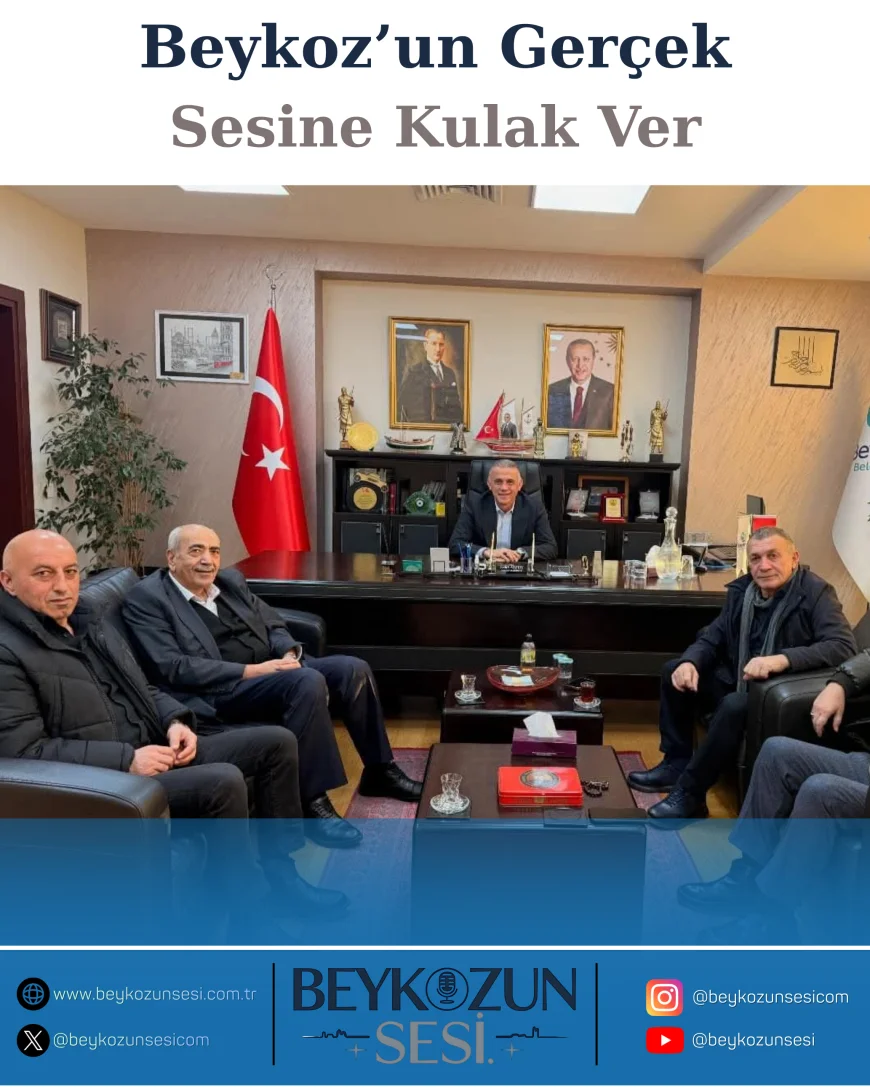 Beykoz Belediyesi Başkan Yardımcısı Sedat Altun’a farklı partilerden meclis üyelerinden nezaket ziyareti