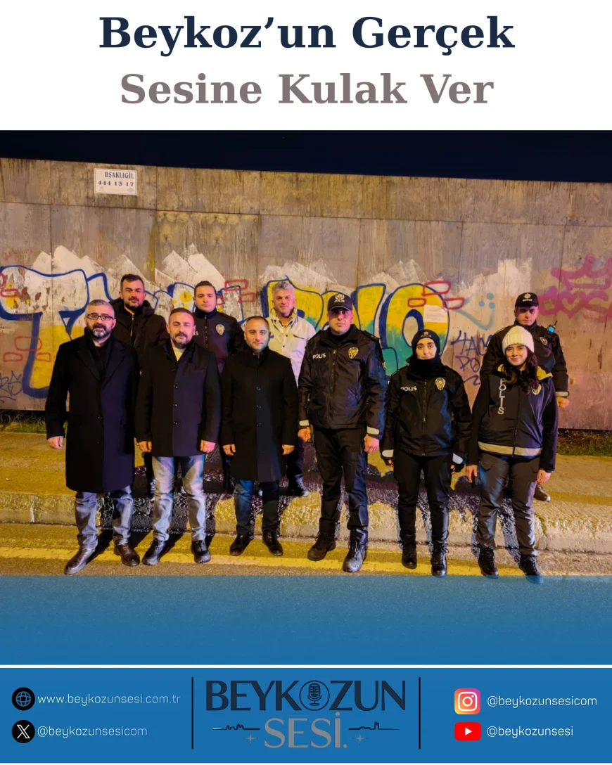 MHP Beykoz İlçe Teşkilat Başkanı Mehmet Gündoğdu: “Yılın Son Gecesinde Görev Başındaki Polisimizin Yanındayız”