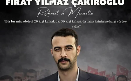 MHP Beykoz İlçe Başkanlığı’ndan Fırat Yılmaz Çakıroğlu İçin Anma Mesajı: “Can Veririz Sancağı Vermeyiz”