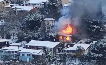 Beykoz’da Yılın İlk Yangını Harmantepe Mahallesi’nde: Metruk Yapıda Alevler Korkuttu