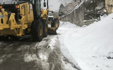 Beykoz’da Yoğun Kar Yağışıyla Mücadelede Belediyelerden Koordineli Çalışma Mesajı