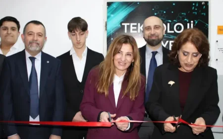 Şehit Ömer Halisdemir Meslekî ve Teknik Anadolu Lisesi’nde Teknoloji Atölyeleri Açıldı: Mesleki Eğitime Güçlü Destek