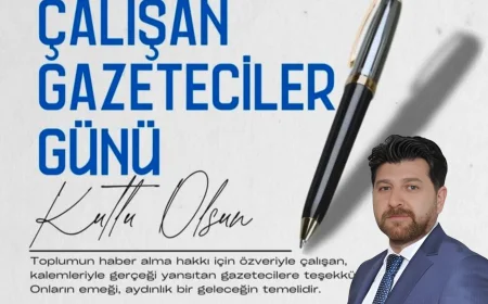 DEVA Partisi Beykoz İlçe Başkanı Şenol Korkmaz: “Kalemiyle kamu vicdanını ayakta tutan gazetecilerimizin 10 Ocak Çalışan Gazeteciler Günü kutlu olsun”