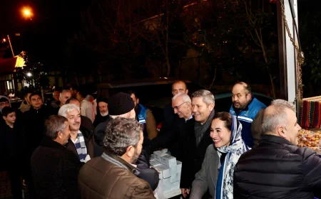 Beykoz Belediye Başkan Vekili Özlem Vural Gürzel Miraç Kandilinde Camilerde Vatandaşlarla Buluştu