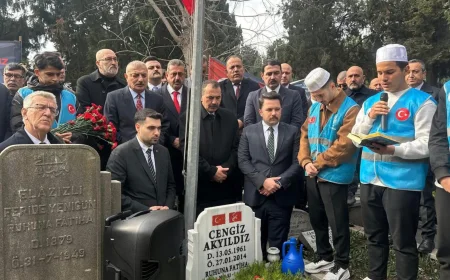 Beykoz Ülkü Ocakları Ülkücü Şehitler Cengiz Akyıldız ve İbrahim Küçük’ü Dualarla Andı