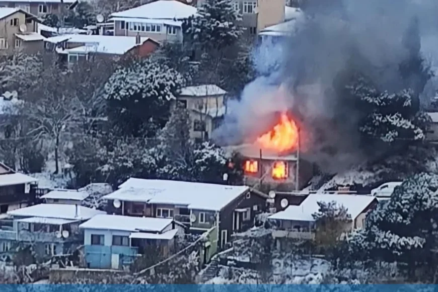 Beykoz’da Yılın İlk Yangını Harmantepe Mahallesi’nde: Metruk Yapıda Alevler Korkuttu