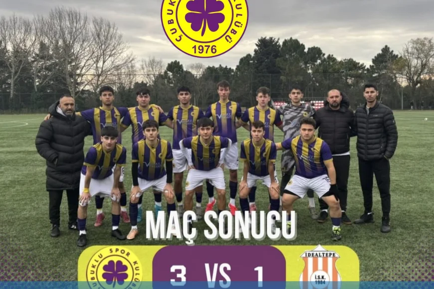 Çubukluspor U18 Takımı İdealtepe Deplasmanında 3-1 Kazandı Liderlik Yarışında Güçlü Mesaj Verdi