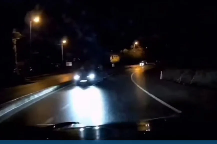Riva Yolu Elmalı Sapağında Ters Şerit İhlali Paniğe Neden Oldu Olası Faciadan Son Anda Dönüldü