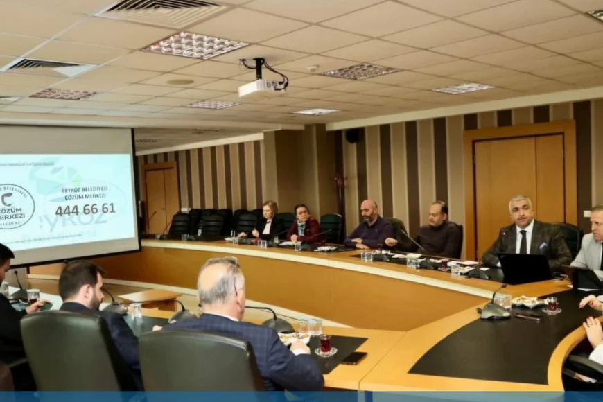 Beykoz Belediyesi Kışa Hazır: Saha Hizmetleri Başkanlığında Kış Çalışma Planları Ele Alındı