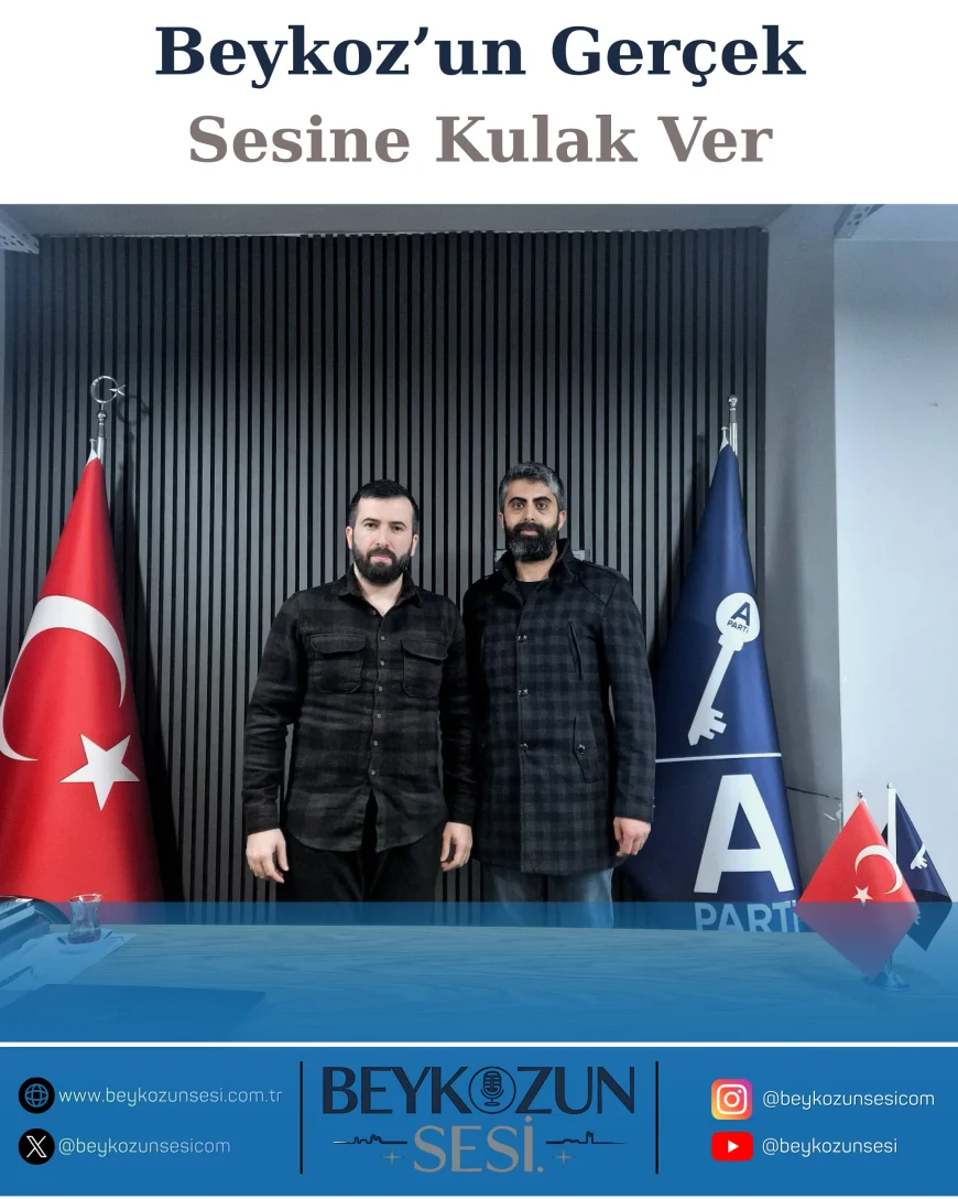 Anahtar Partisi Beykoz İlçe Başkanı Onur Kaya: “Beykoz’un her noktasında çözüm odaklı çalışmalar yürüteceğiz”