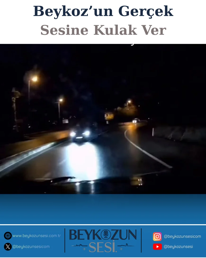 Riva Yolu Elmalı Sapağında Ters Şerit İhlali Paniğe Neden Oldu Olası Faciadan Son Anda Dönüldü