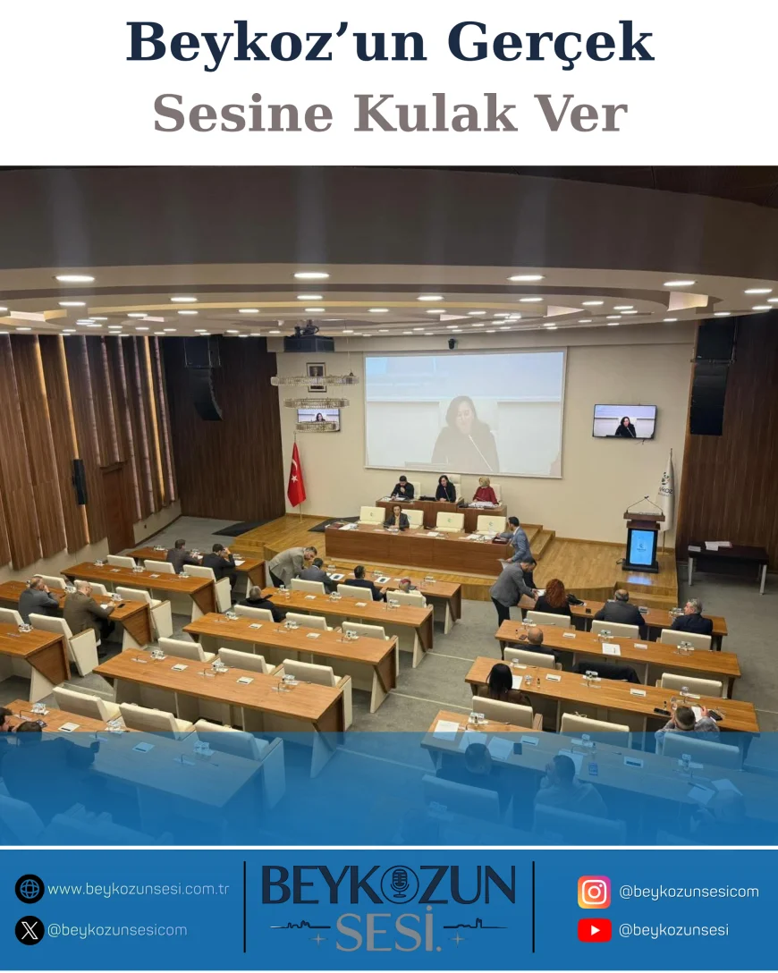 Beykoz Belediye Meclisi, 2026 Yılının İlk Toplantısını Özlem Vural Gürzel Başkanlığında Gerçekleştirdi
