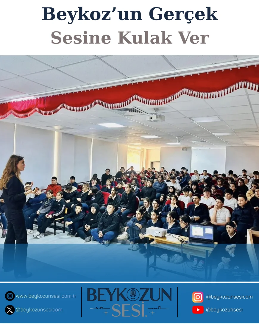 Beykoz Belediyesi’nden Ortaokul Öğrencilerine İklim Değişikliği ve Çevre Bilinci Eğitimi