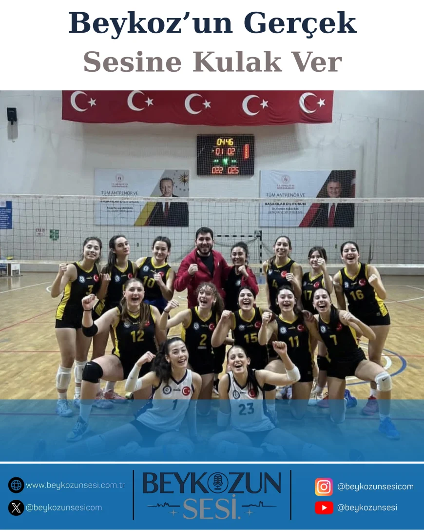 Beykoz Belediyesi Voleybol Yıldız Kız Takımı TVF İstanbul Ligi’nde Kuzey Yıldızları’nı 3-1 Mağlup Etti