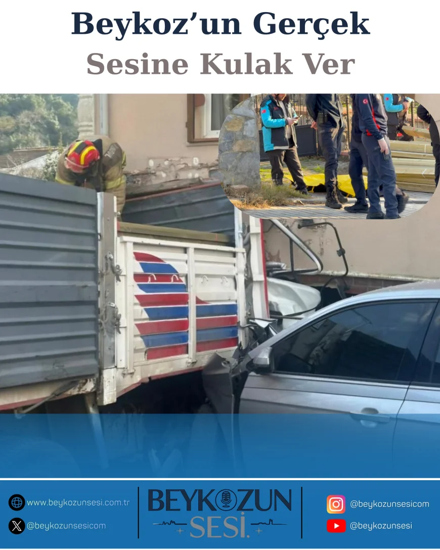 Beykoz Anadolukavağı’nda Tahta Yüklü Kamyon Dehşet Saçtı İki Kişi Hayatını Kaybetti