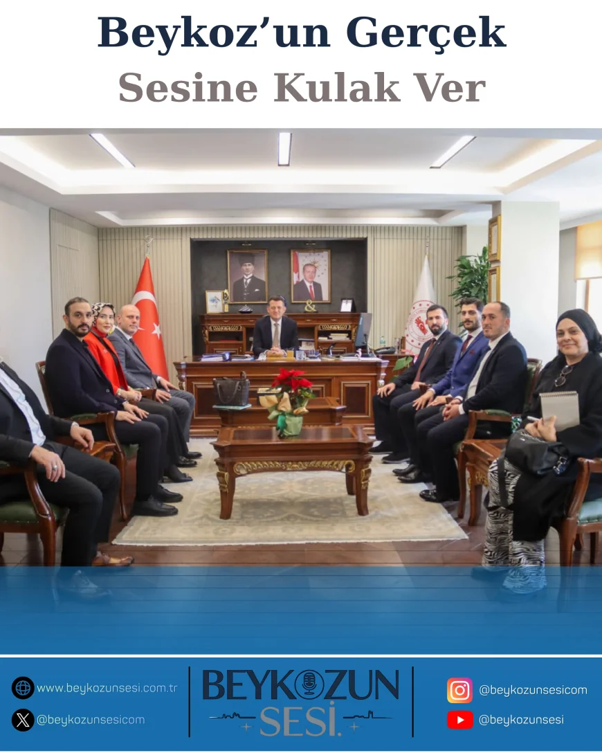 Anahtar Parti Beykoz İlçe Teşkilatı’ndan Kaymakam Dr. Fatih Ürkmezer’e Nezaket Ziyareti