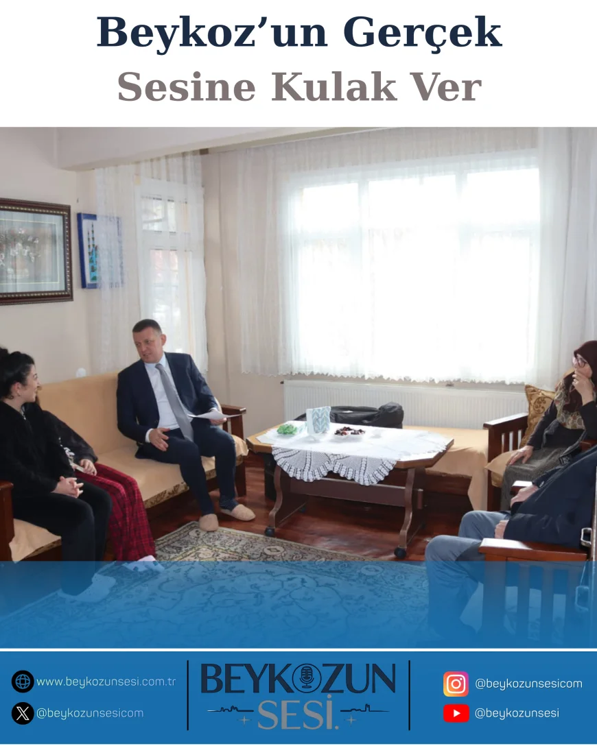 Beykoz Kaymakamı Dr. Fatih Ürkmezer “Ailemiz İstanbul” Kapsamında Haneleri Ziyaret Ederek Vatandaşlarla Birebir Görüştü