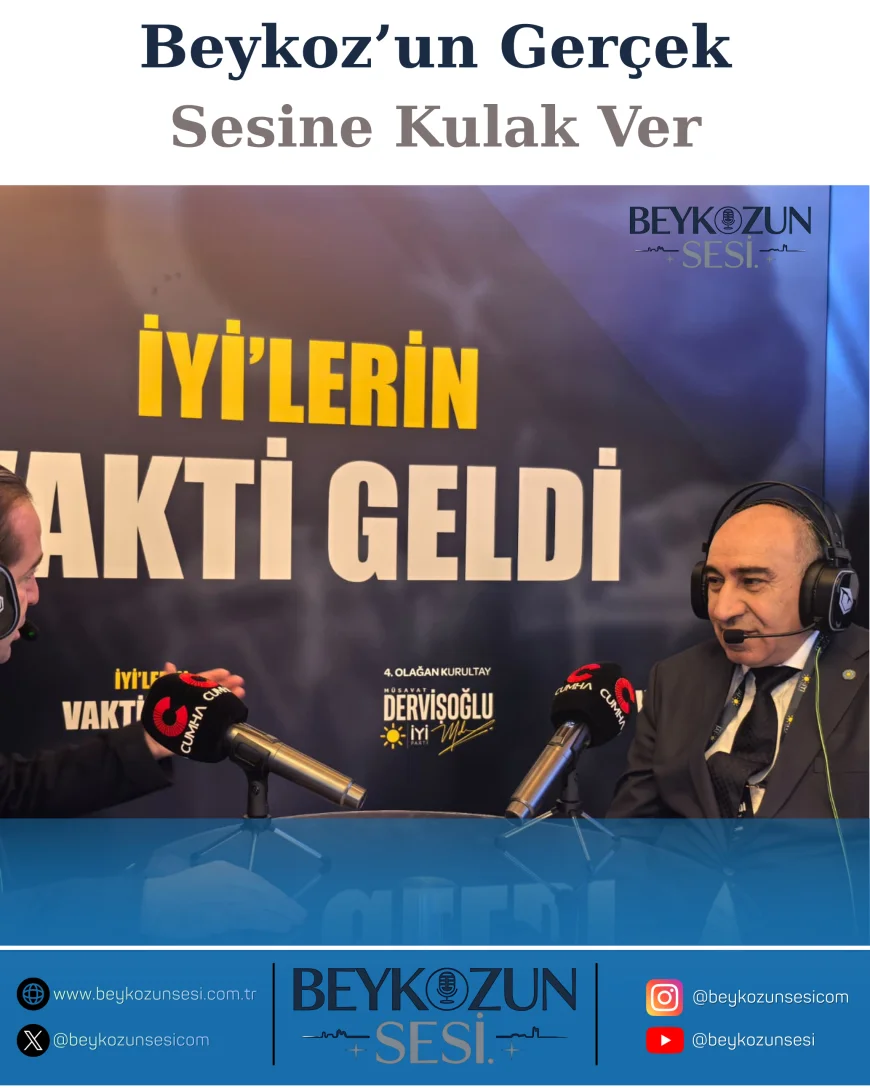 İYİ Parti 4. Olağan Kurultayı’nda Beykoz İlçe Başkanı Akif Taşdemir: “Vakit iyilerin vakti”