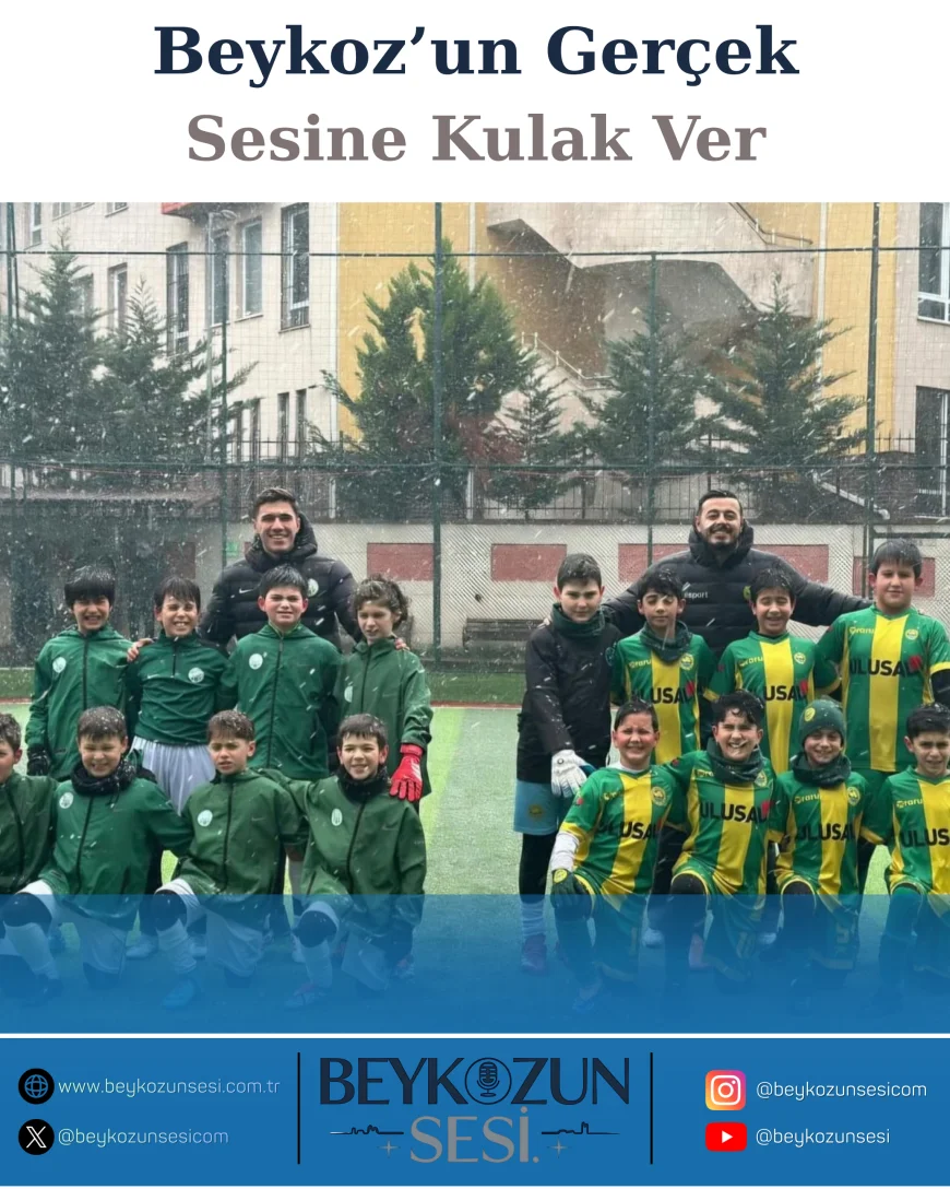 Kavacıkspor U9–U10 Takımı Kar Altında Kardeş Kulüp Anadolu Hisarı İdman Yurdu ile Anlamlı Hazırlık Maçı Oynadı