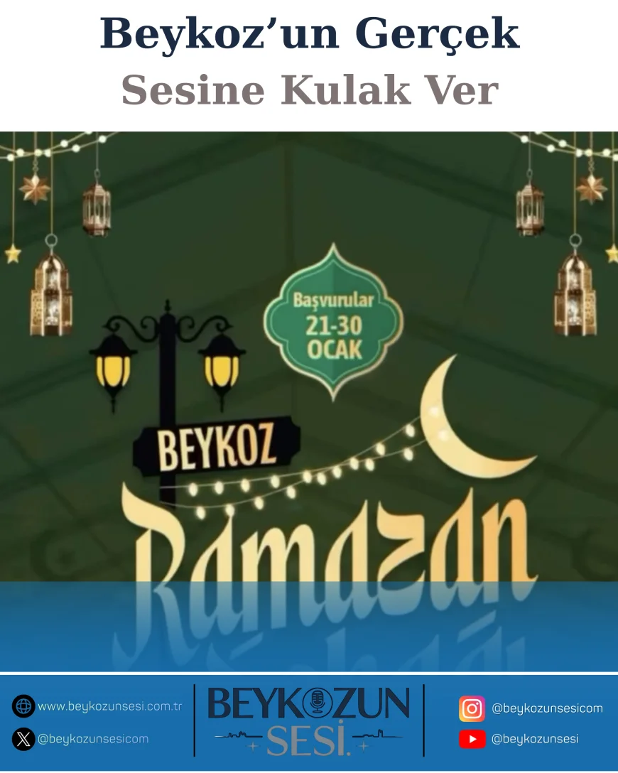 Beykoz Belediyesi Ramazan Sokakları İçin Başvuruları Başlattı El Emeği Üreticilere Yeni Alan Açılıyor
